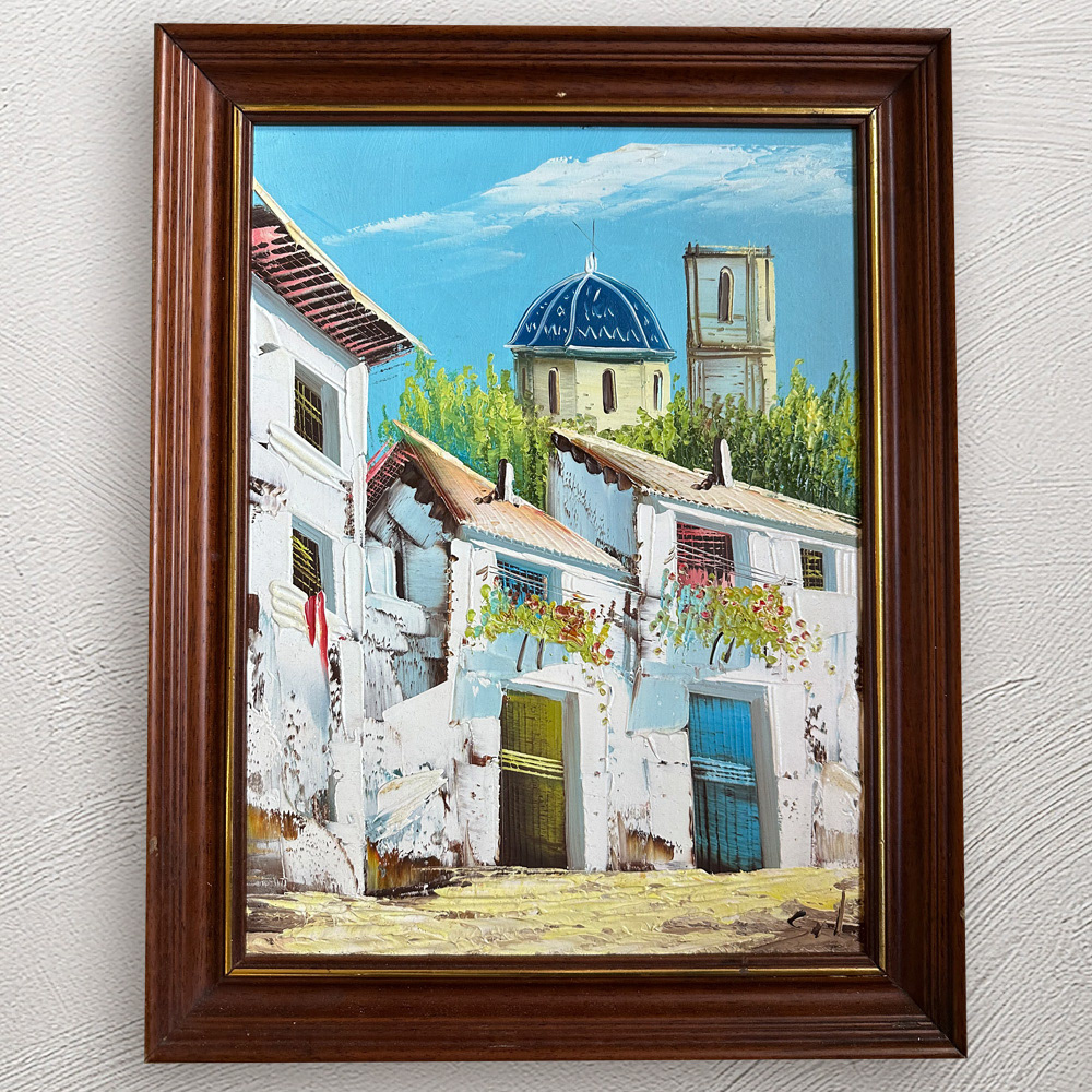 Town In The Med | 38 x 48 cm | Starting at €80+ |