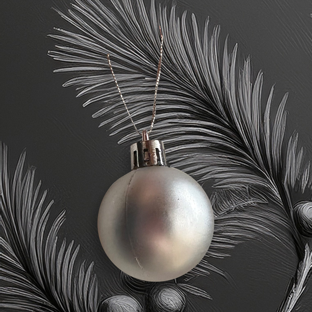 Small Silver Matte | Shatterproof | 3.5 cm | 2 Available |