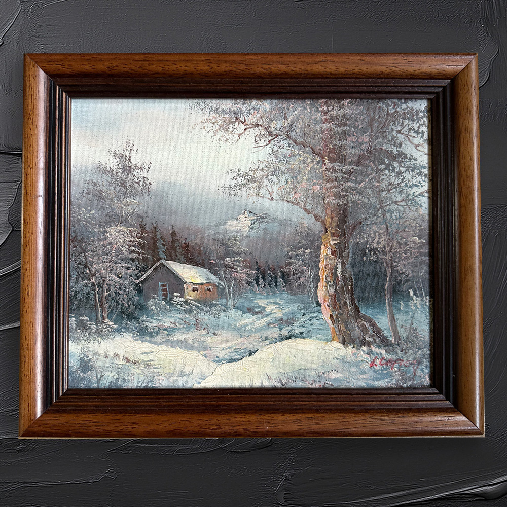 House In The Snow | 31 x 26 cm | Starting at €80+ |