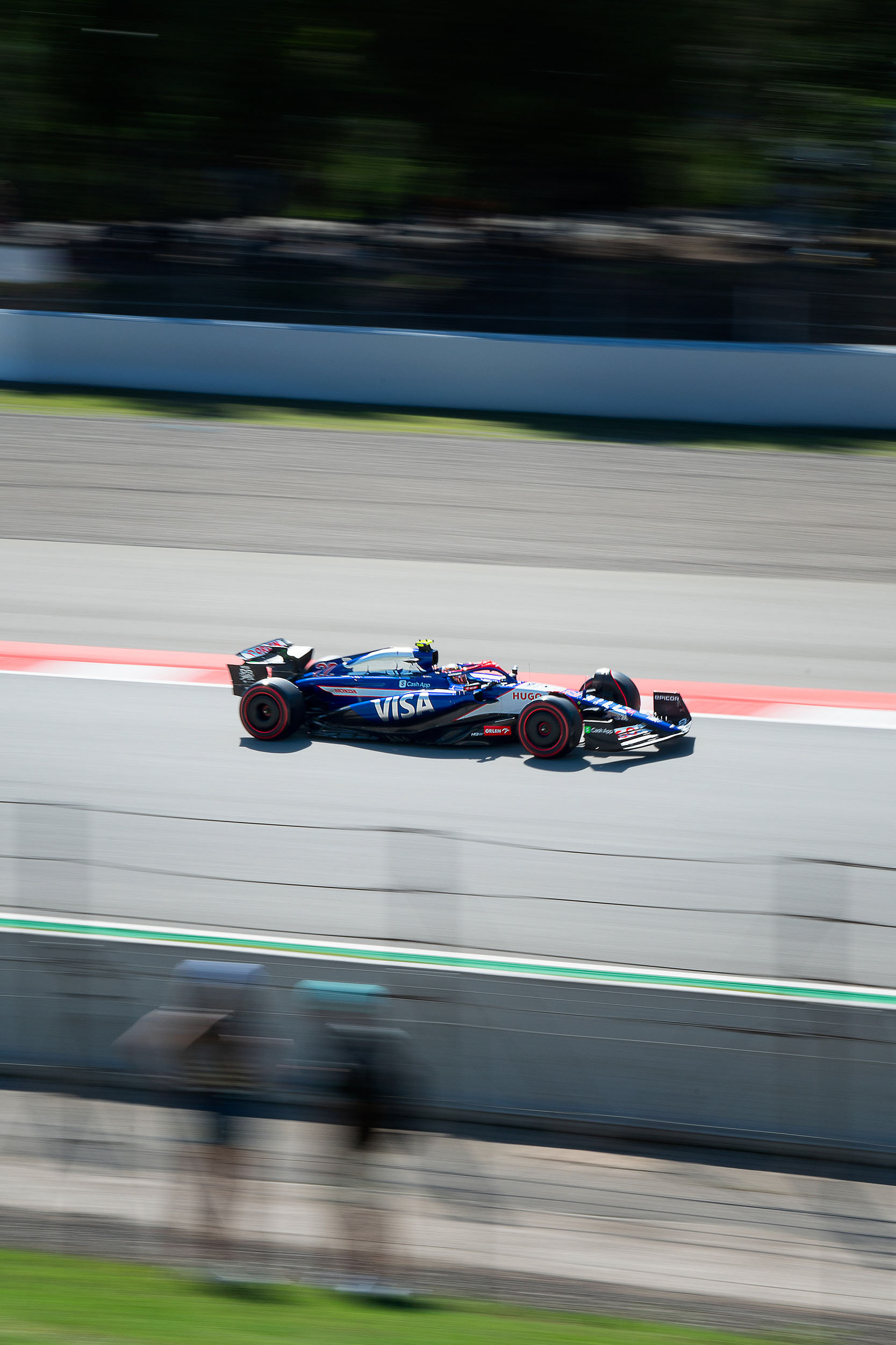 Yuki Tsunoda, GP Barcelone, 2024