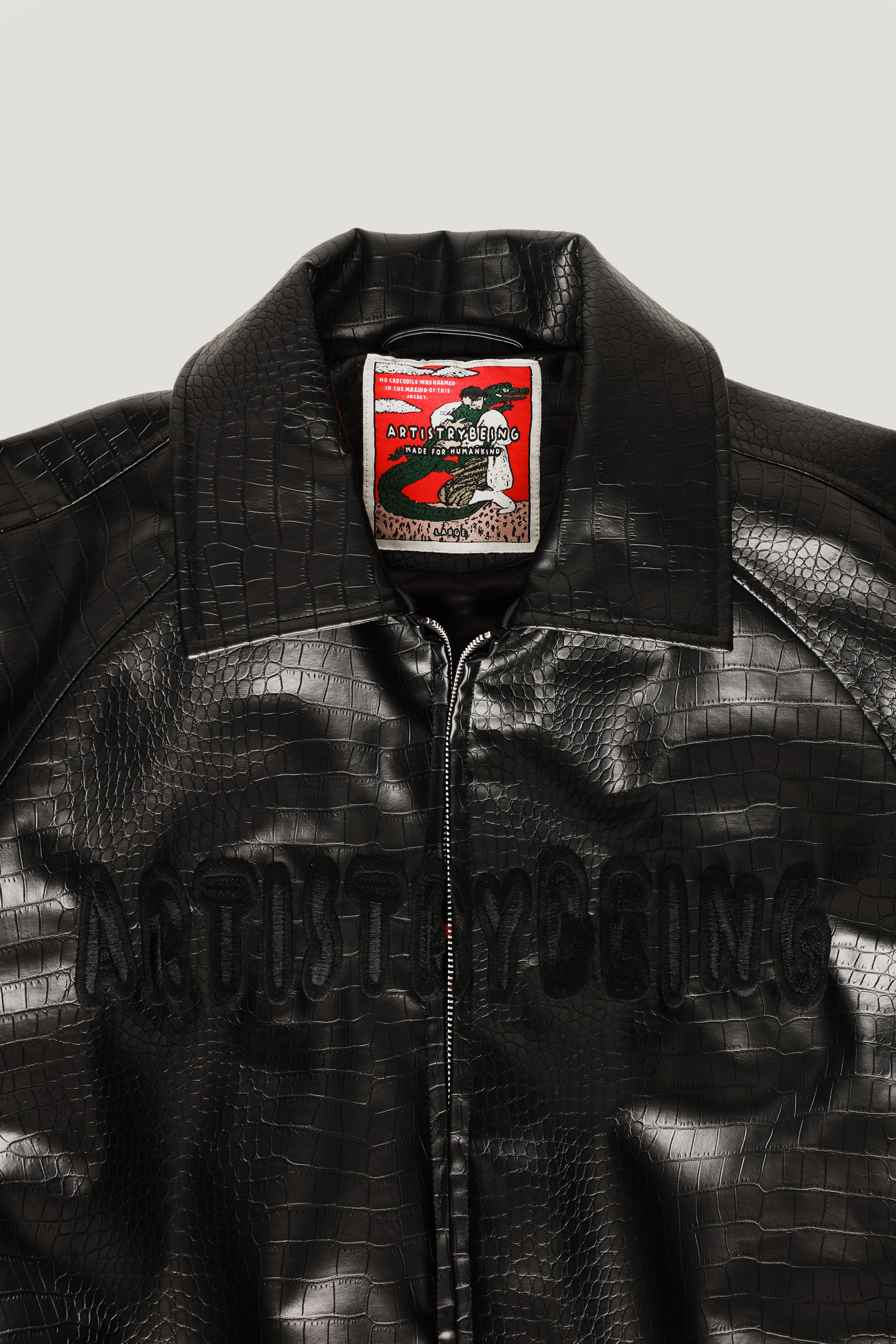 SS23 Croc-embossed Jacket