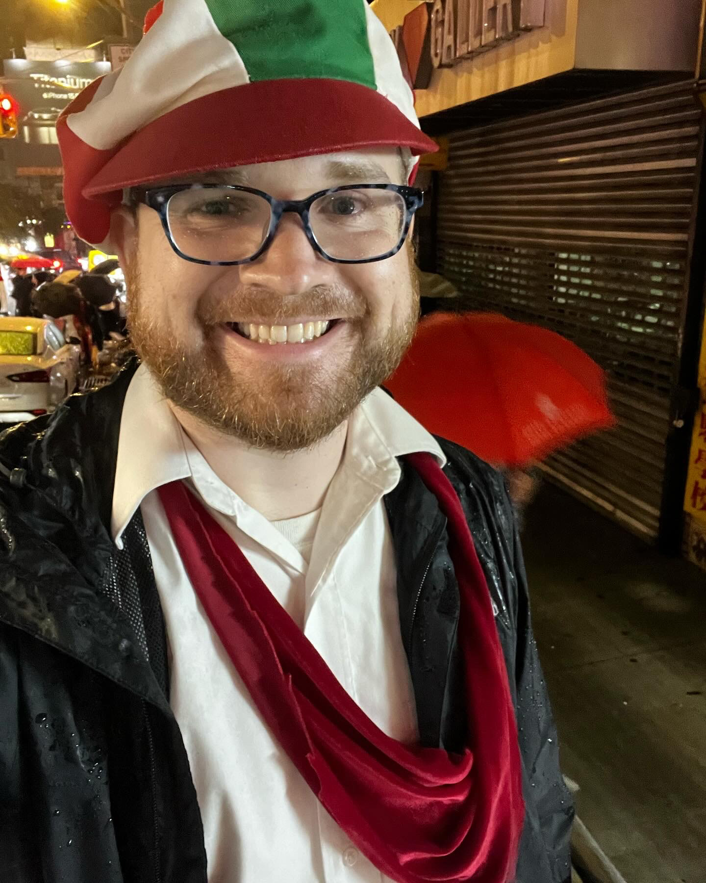 Playing drums for The Feast of San Gennaro in Little Italy with Clarity Music Brass Band