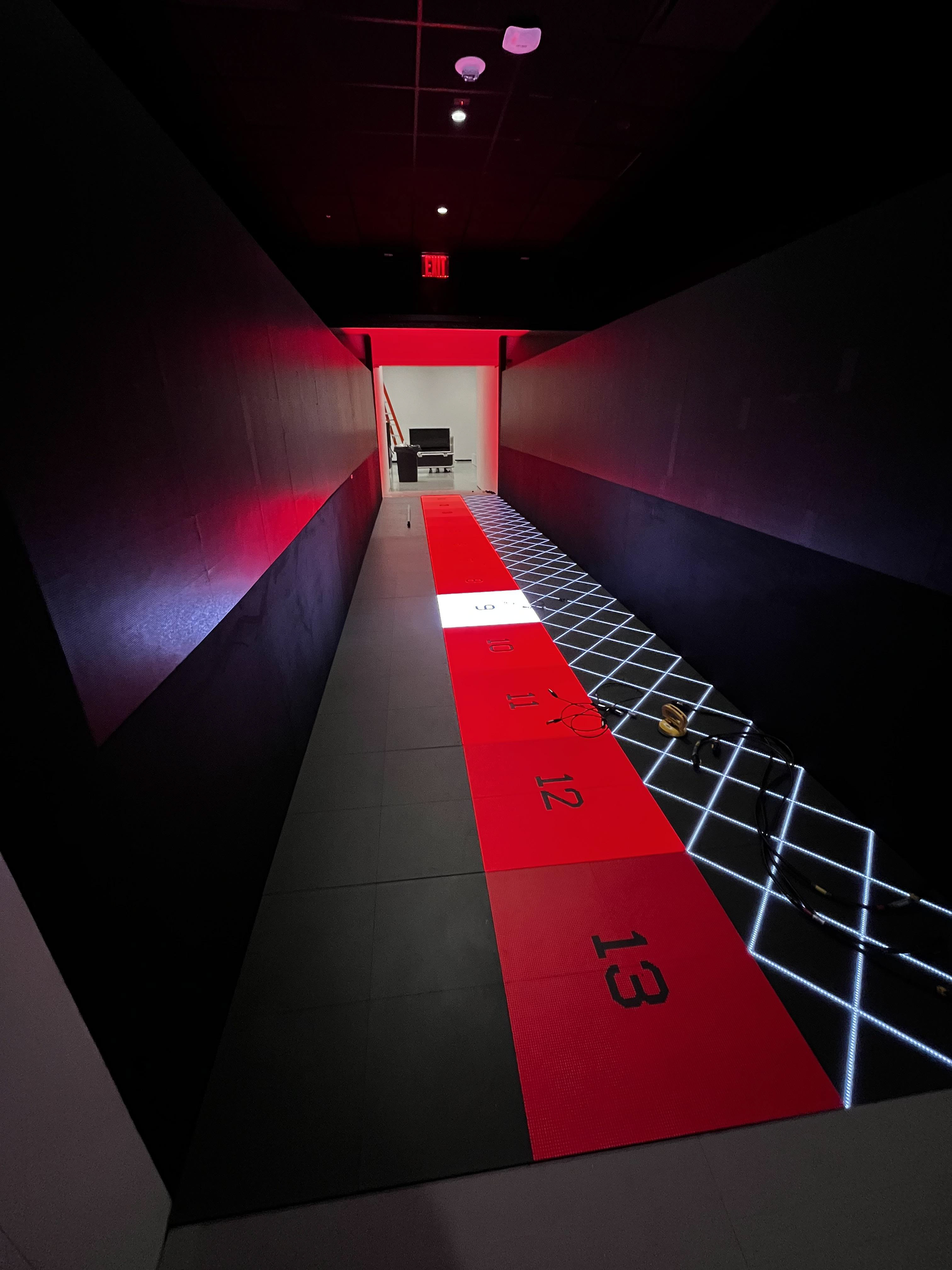 I helped build an LED Tunnel!
