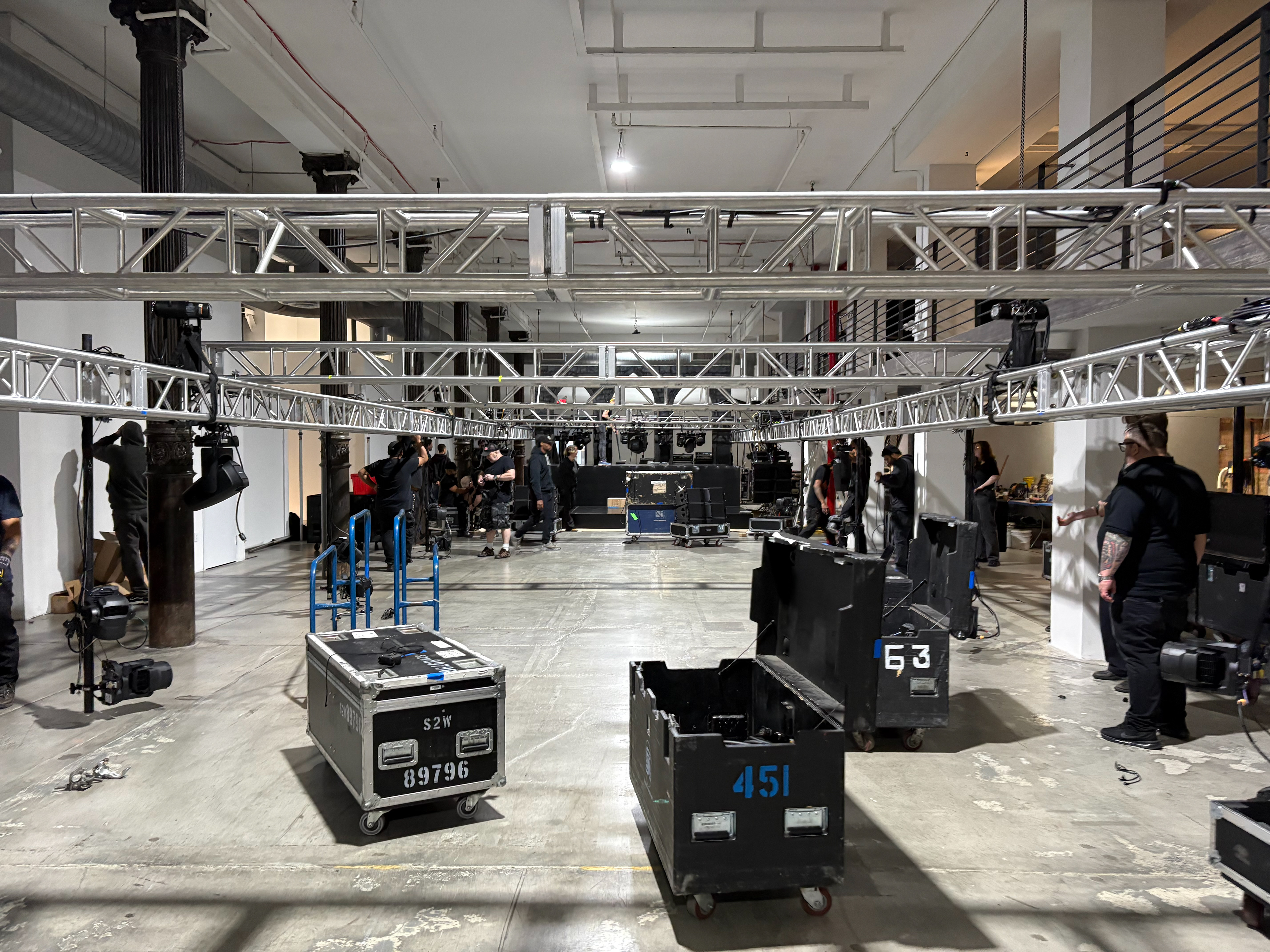 Lights and rigging for Sound Investment AV