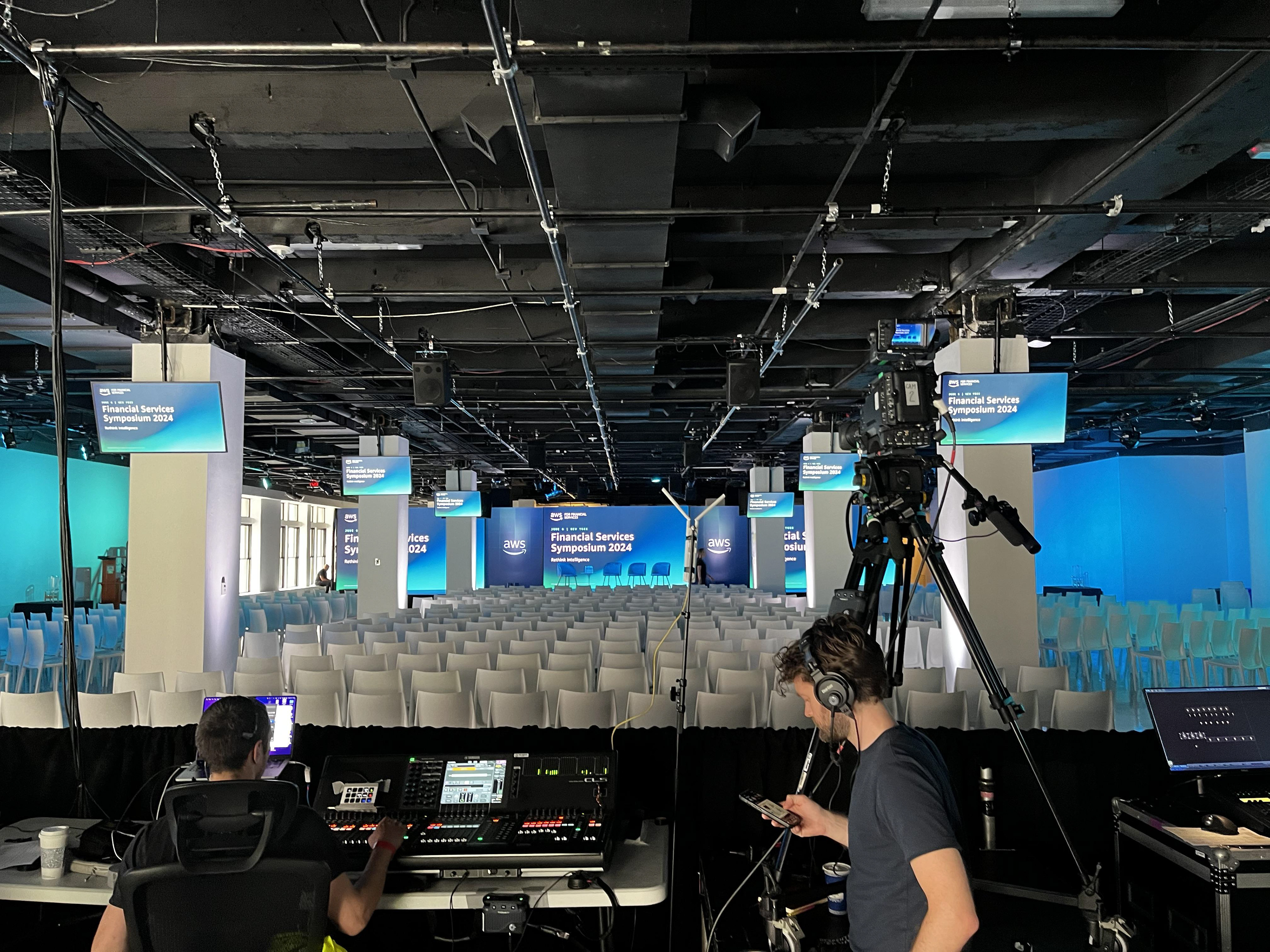 A huge conference LED Wall I helped set-up