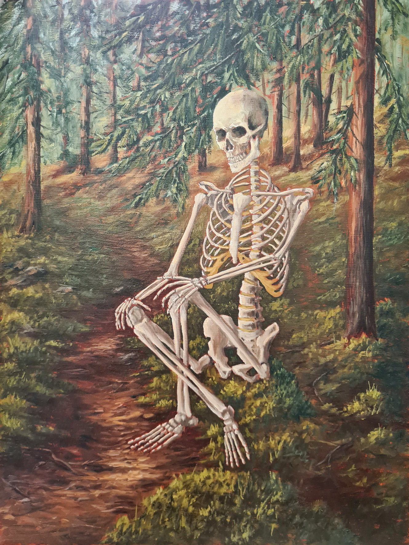 Tussock, Oil on canvas, 2024
