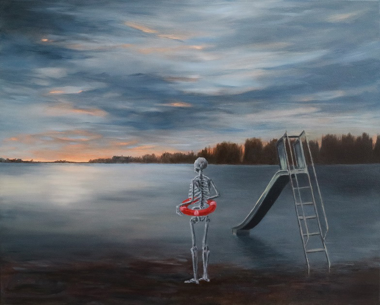 The horizon of hope, Oil on Canvas, 2021
