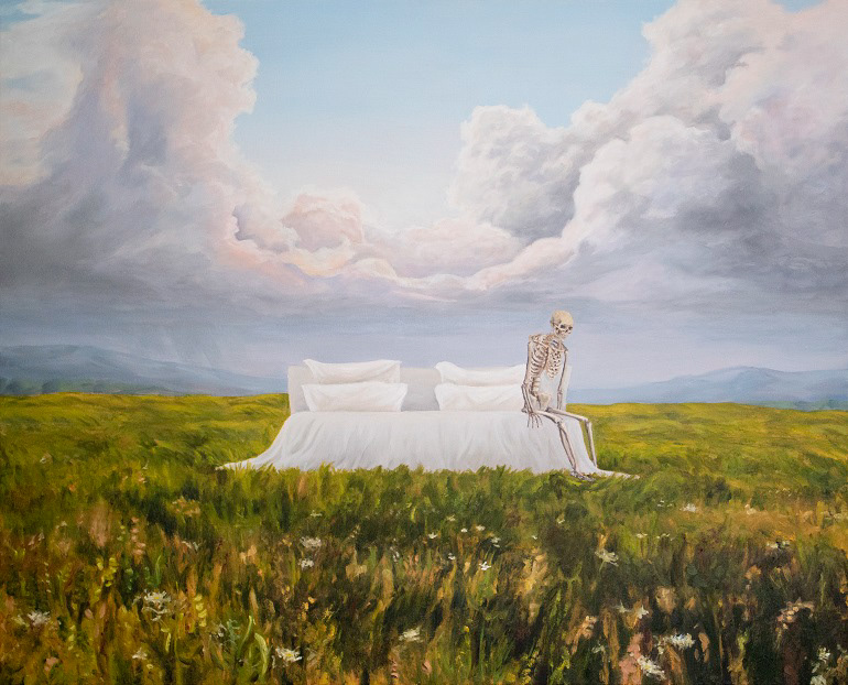 Restless feet, Oil on canvas, 2022