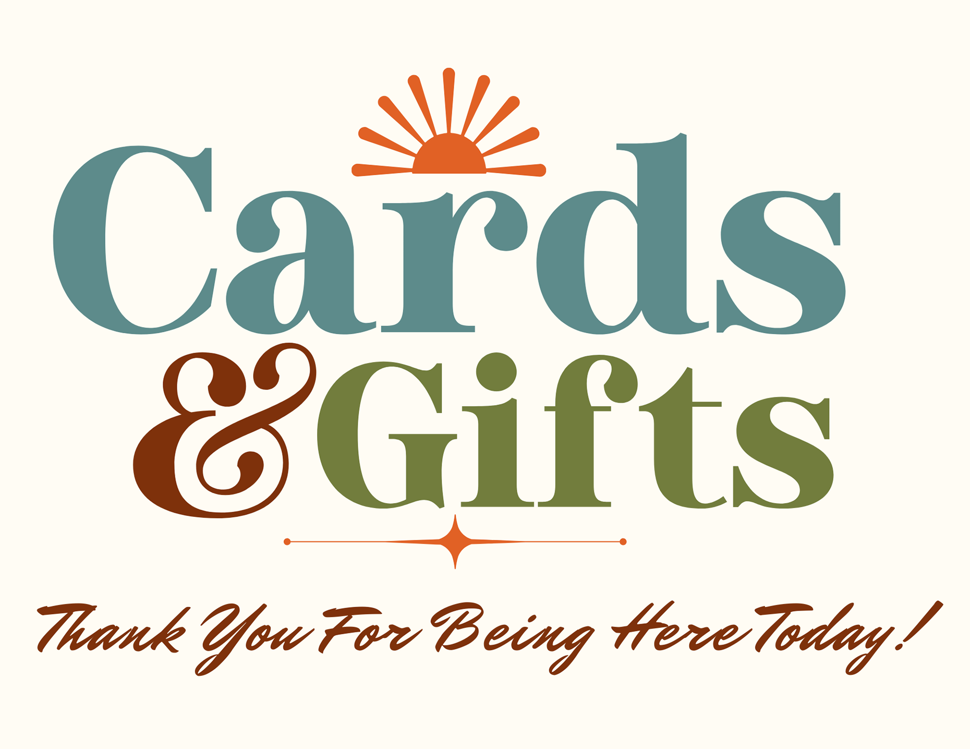 Signage for Guest Table
