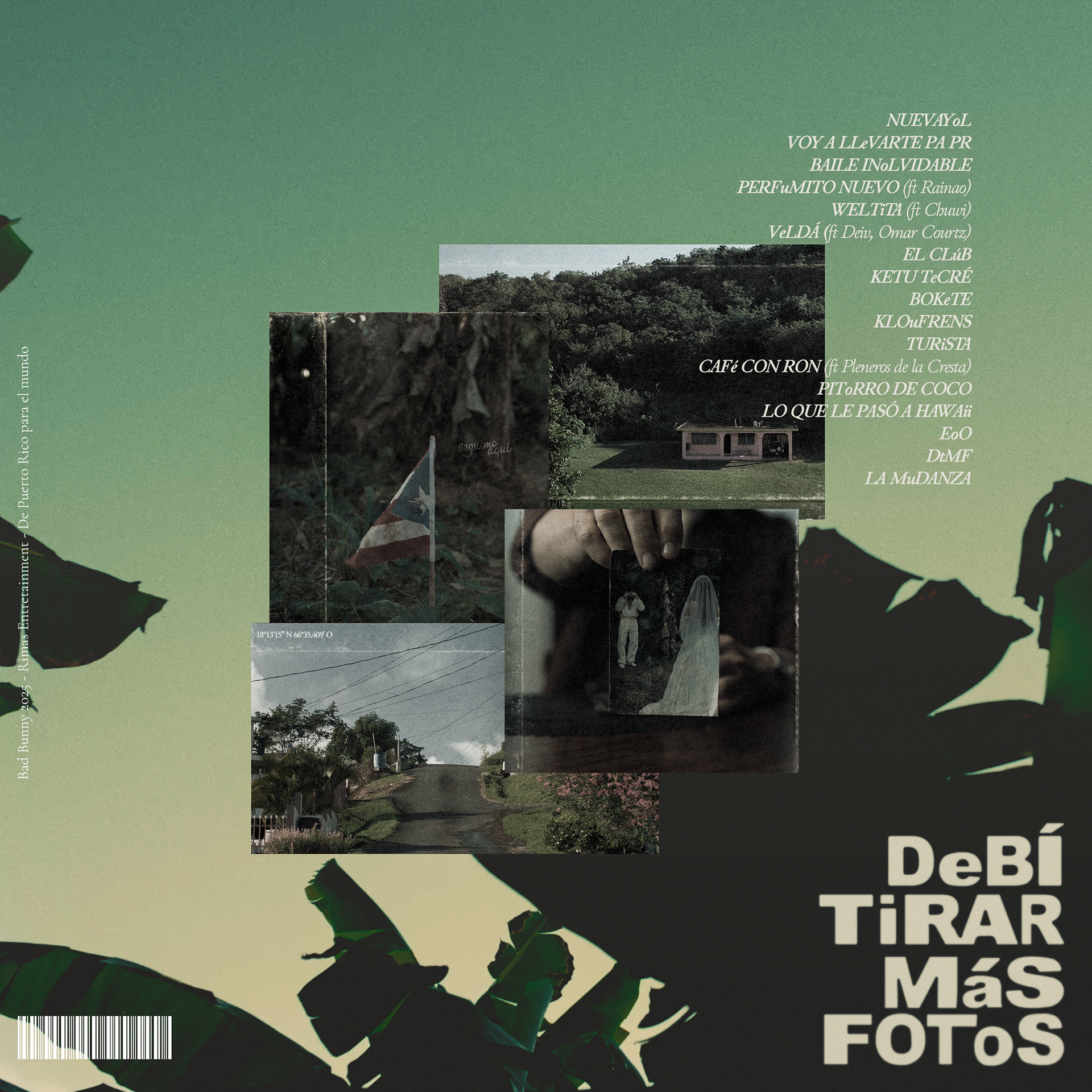 Bad Bunny - DtMF Back Cover (Concept)