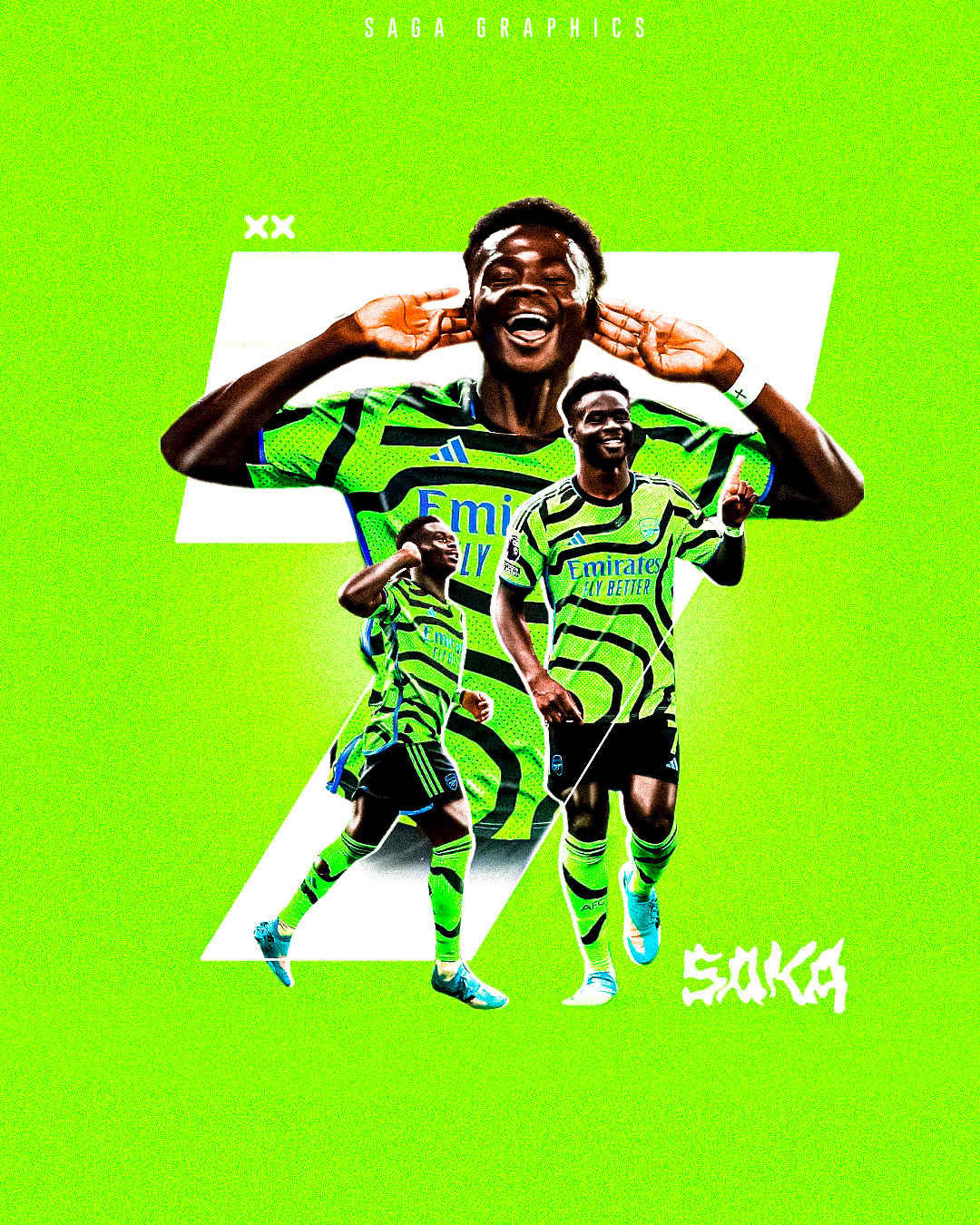 Bukayo Saka - Unoficcial Poster
