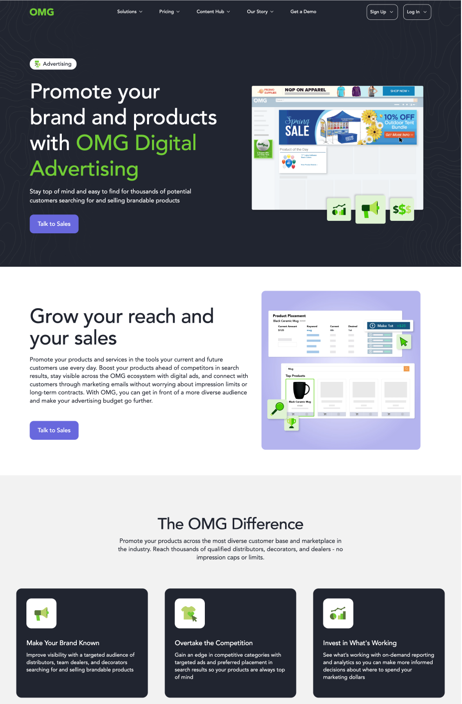 Digital Ads Solution Page