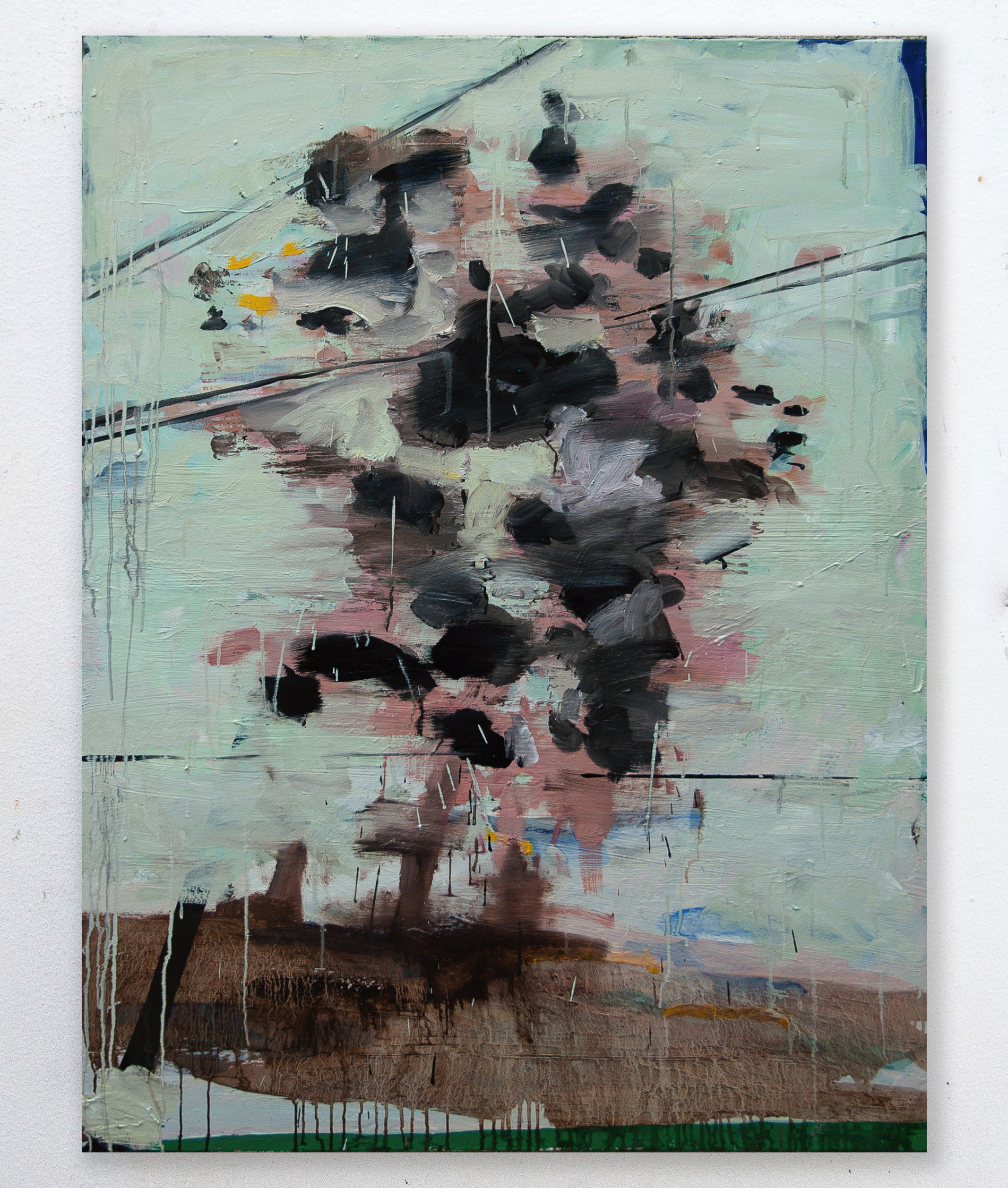 'Aus dem Fenster II' 120 x 140 cm