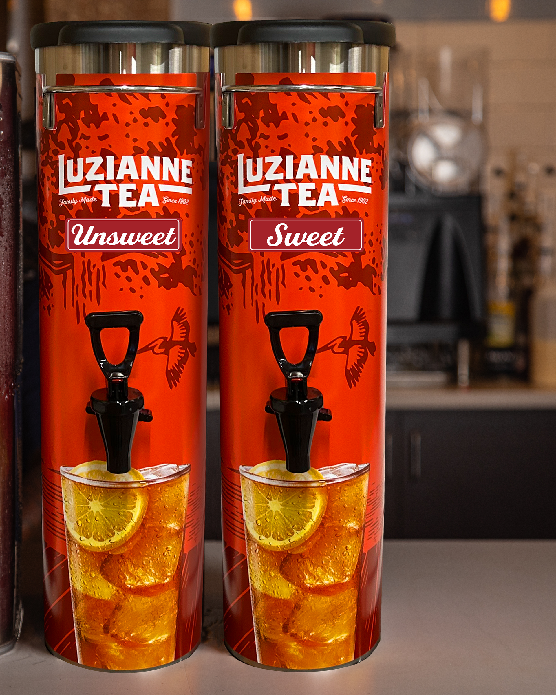 Foodservice tea urn wraps for restaurant parters.