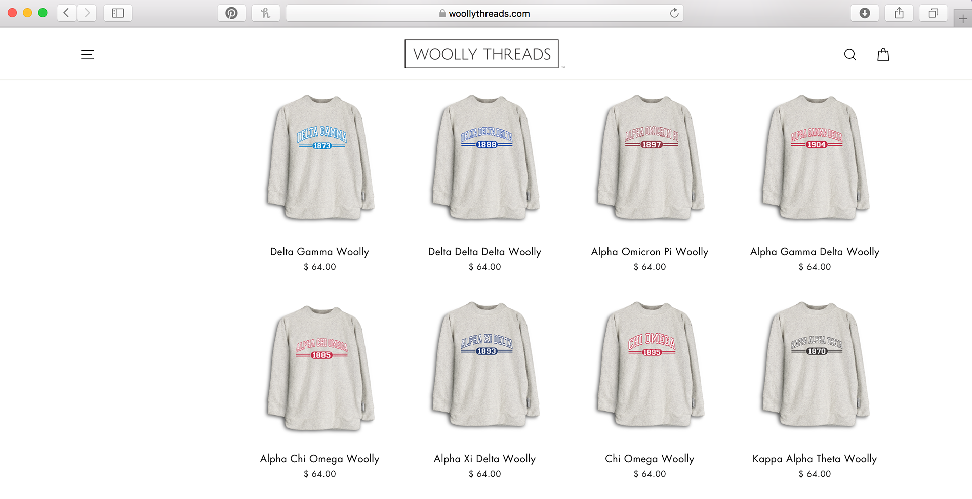 Example of designs offered