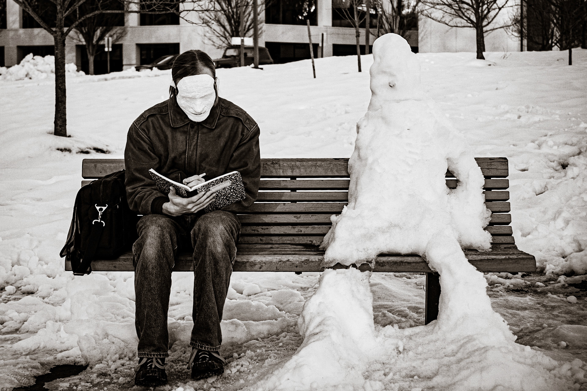 Reading a bedtime story...