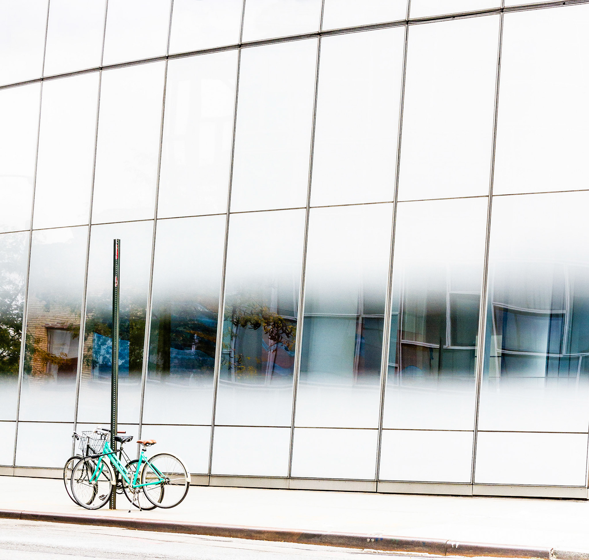 Bikes and Reflections, NYC