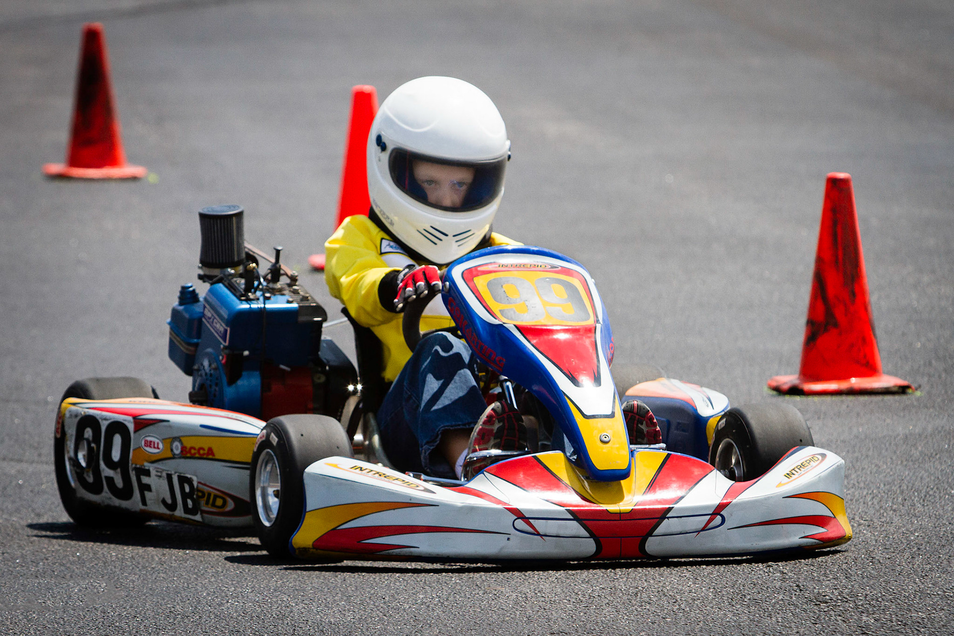 Solo Kart on the Gas