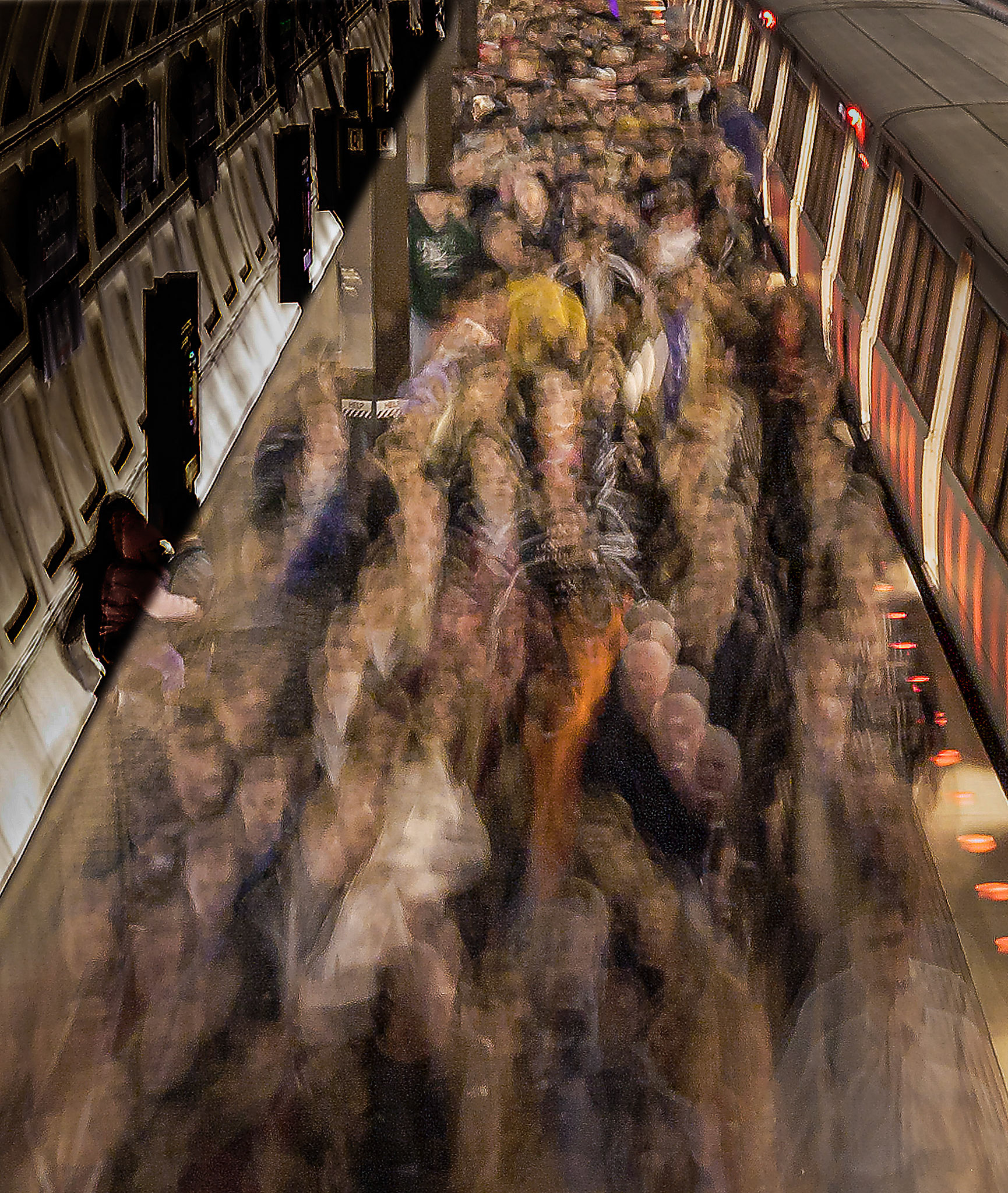 DC Metro in the Morning Rush Hour