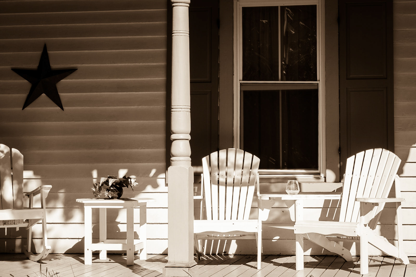 Veranda and furniture, Manassas, VA