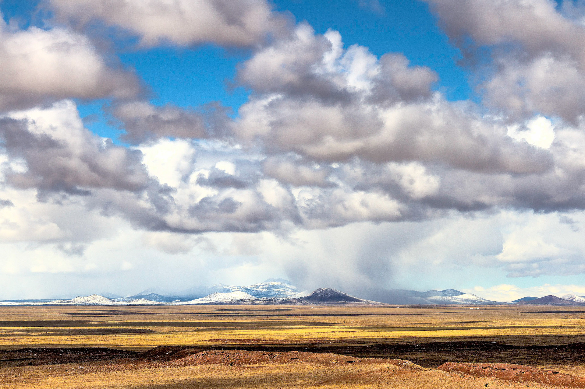 San Francisco Peaks near  Meteor Crater, AZ
