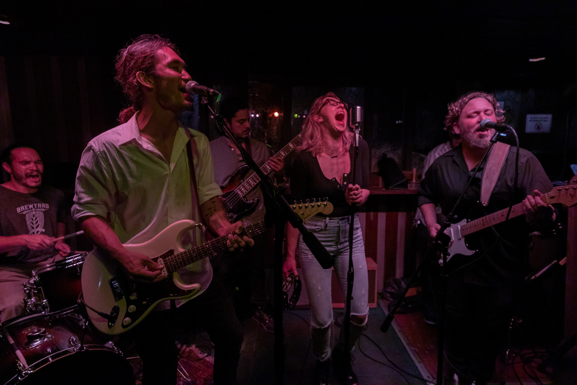 The Tens performs at The Dresden in Los Angeles on Aug. 12, 2019.