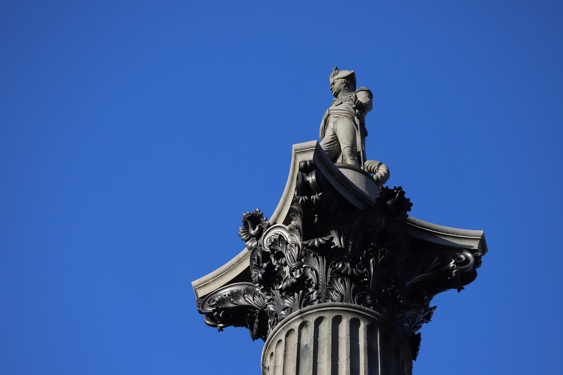 Nelson Column, London, UK, Dec. 2018