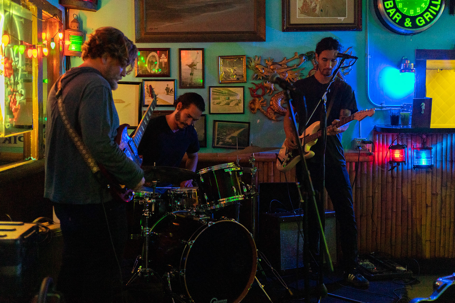 The Tens performs at The Pike in Long Beach on Aug. 15, 2019.