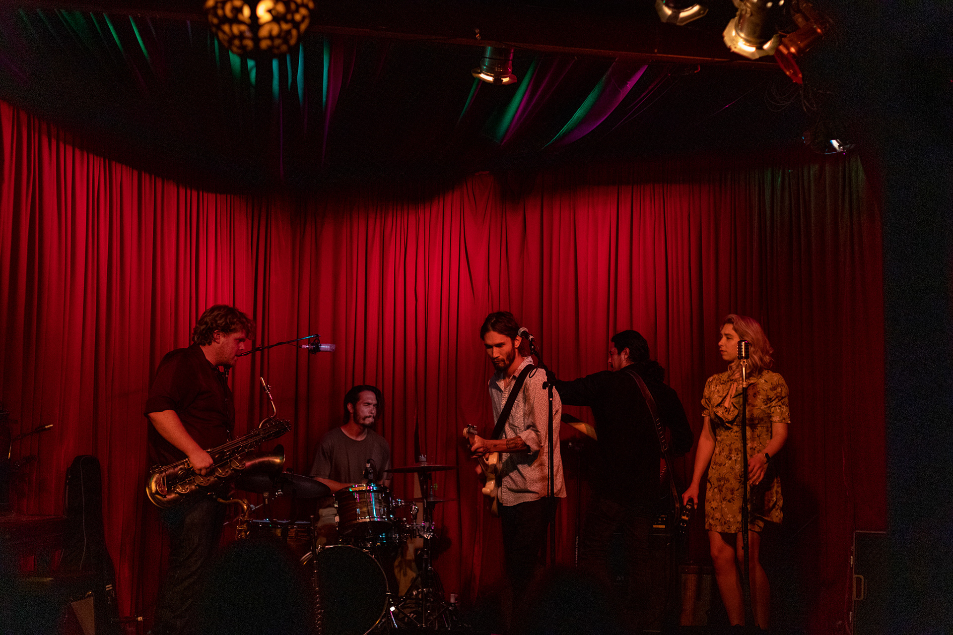 The Tens performs at The Hotel Cafe in Hollywood on Aug. 6, 2019.
