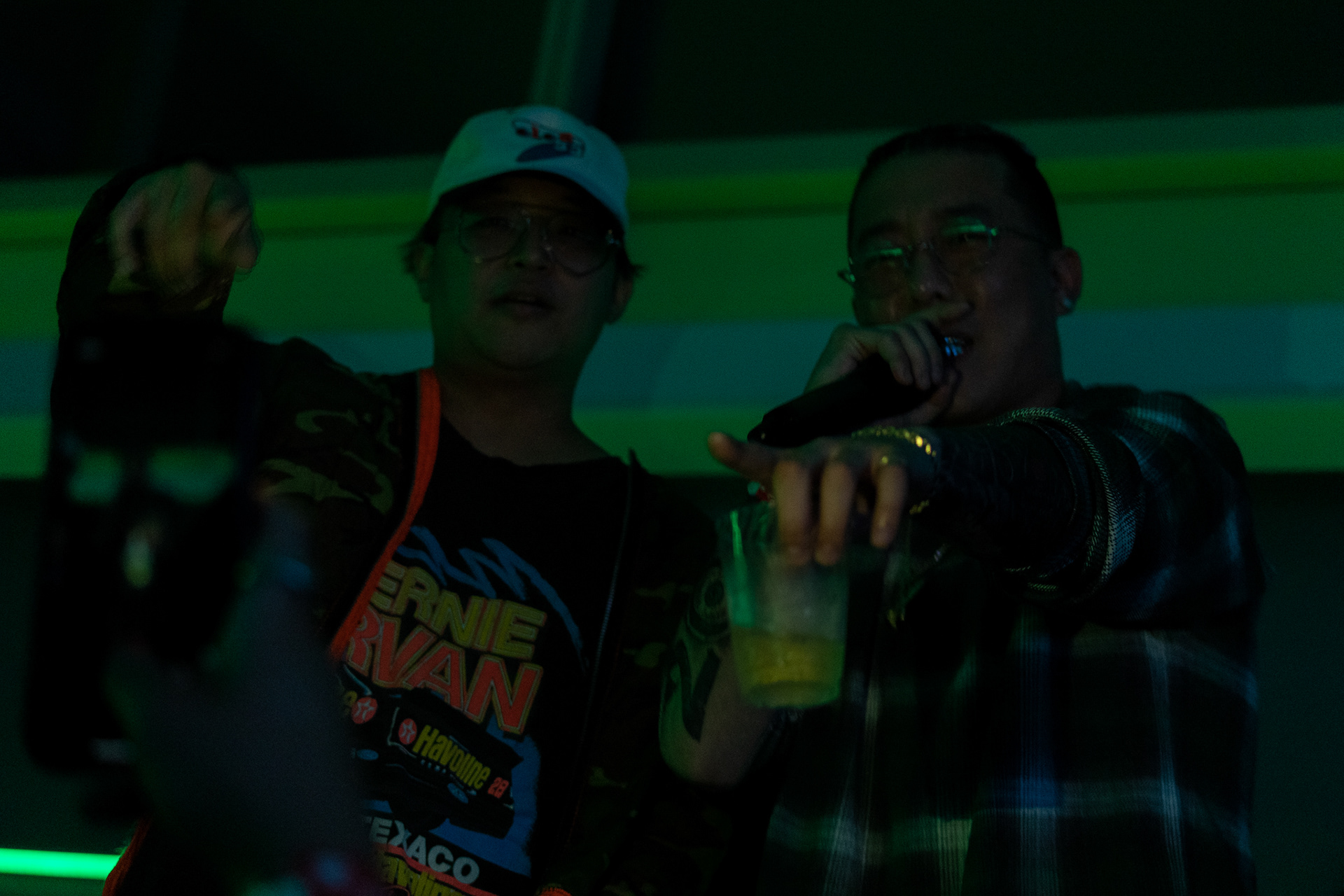 Rekstizzy and Parlay Pass perform at Dok2 Penthouse Party in Los Angeles on Aug. 30, 2019