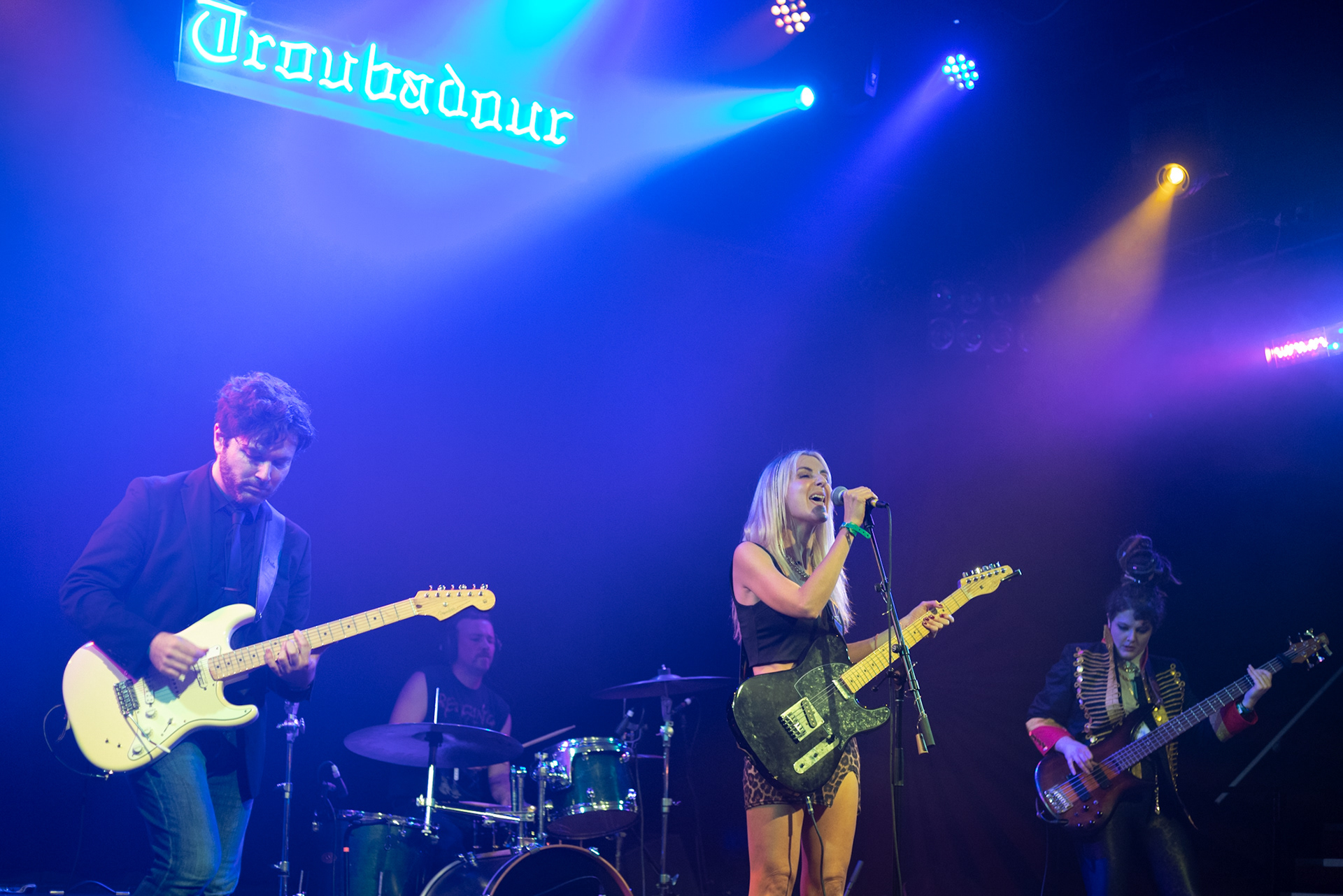Fox Violet performs at The Troubadour in West Hollywood, CA on Dec. 7, 2021.