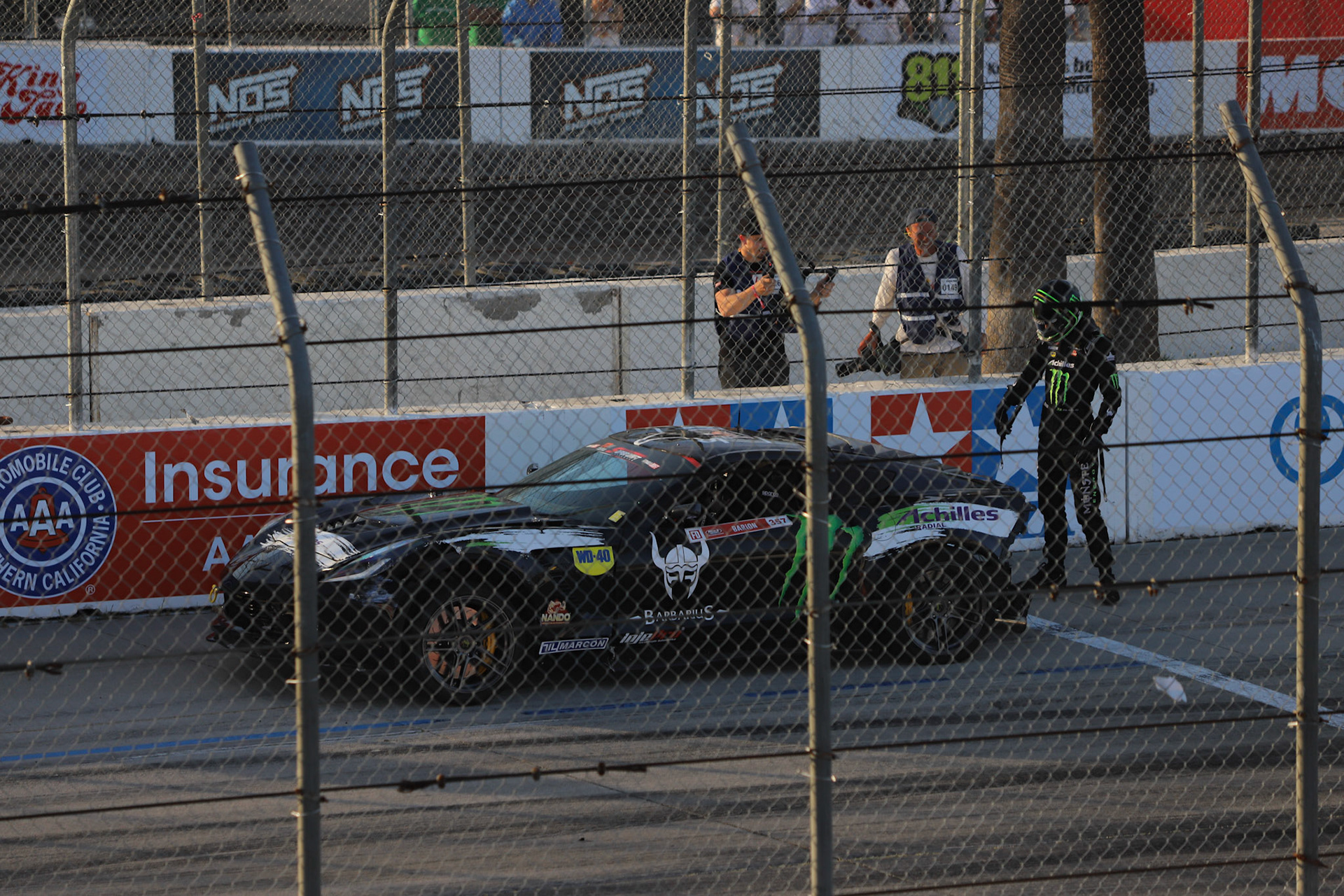 A scene during the drift challenge at the 2019 Grand Prix of Long Beach on Apr. 13, 2019.