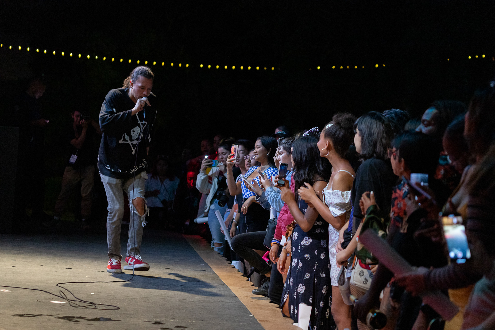 Sahtyre performs at KXFest LA on Jul. 20, 2019.