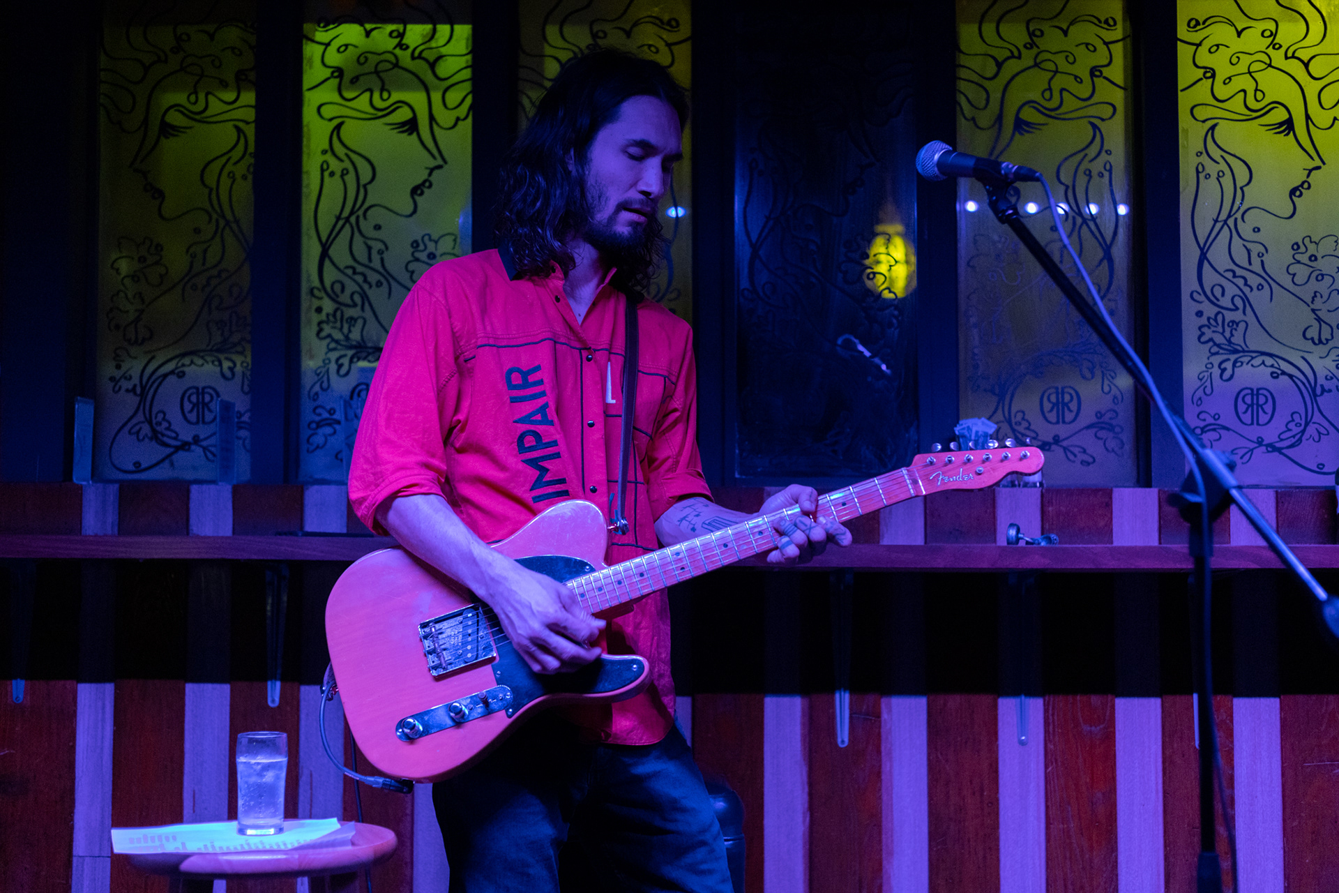 Solo gig of Hunter Nakazono of The Tens at The Dresden on Feb. 24, 2020