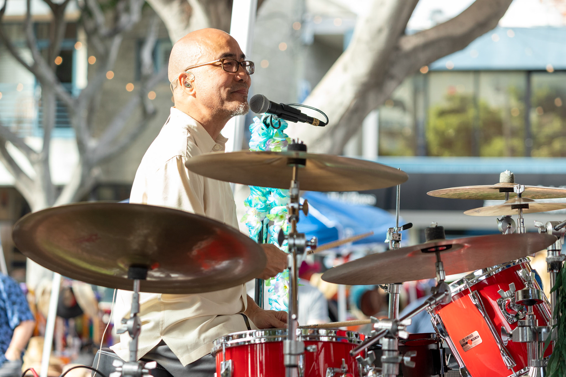 Westside Wisemen performs at the 19th Annual Main Street Summer Soulstice Festival on Jun. 23, 2019