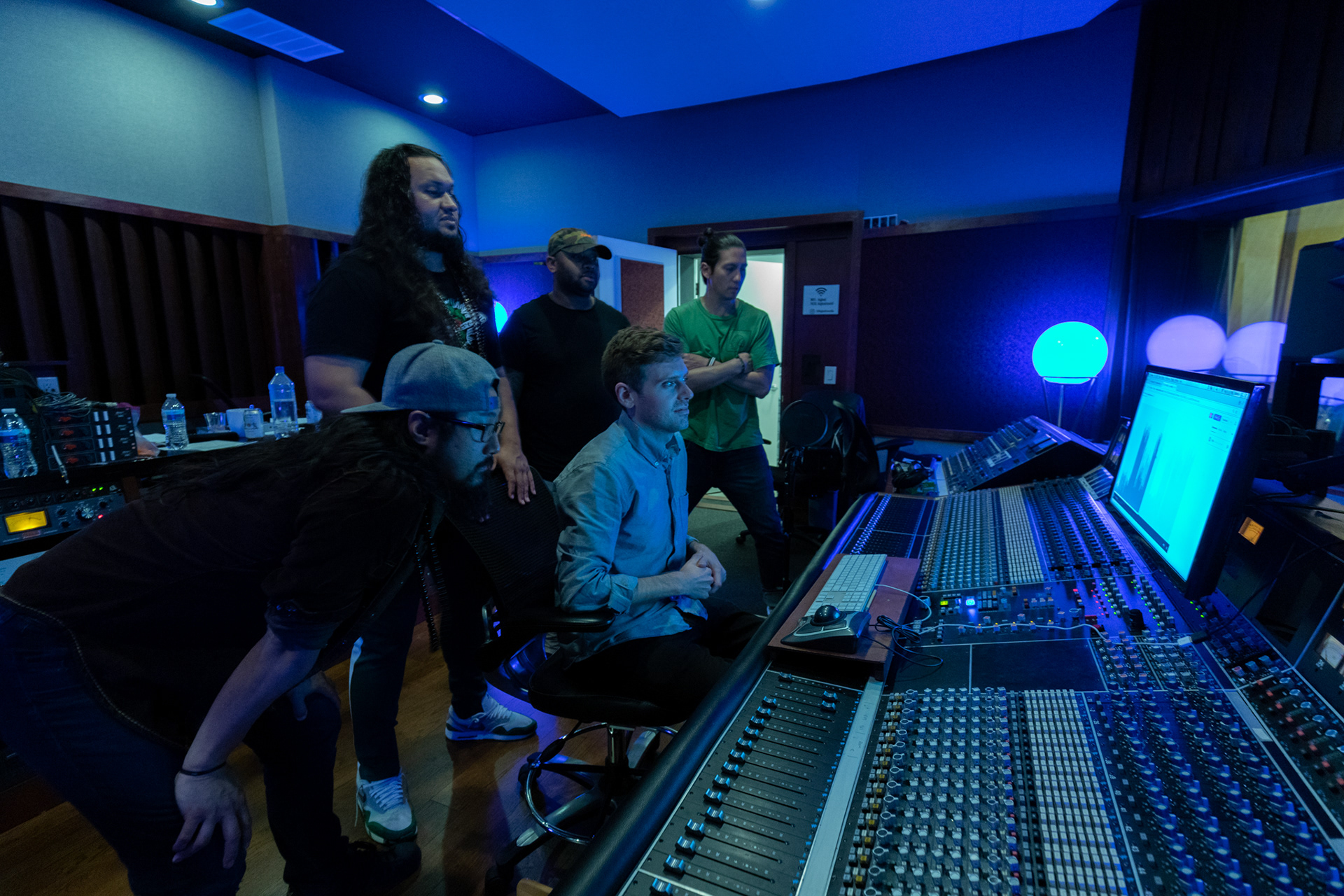 Westside Wisemen studio recording at Big Bad Sound on Jul. 24, 2019