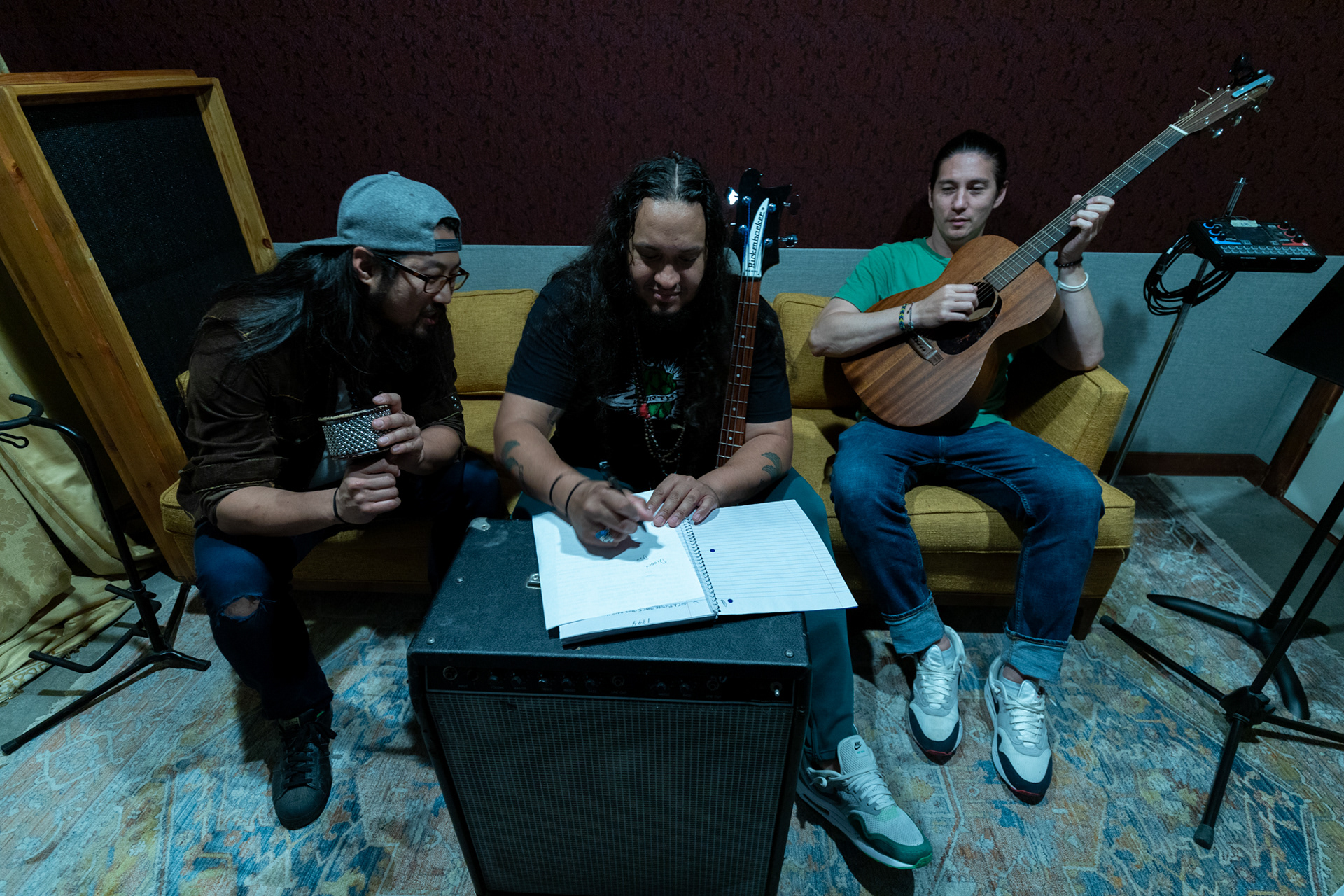 Westside Wisemen studio recording at Big Bad Sound on Jul. 24, 2019