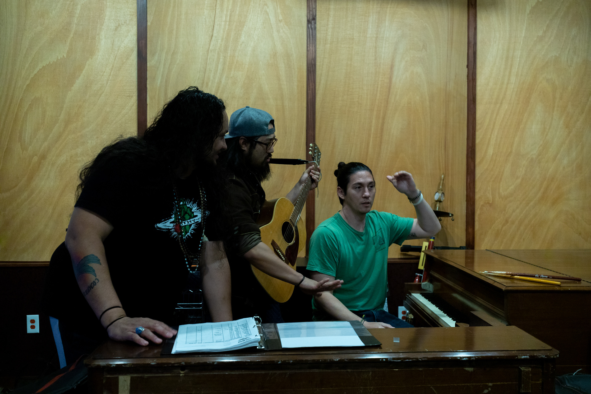 Westside Wisemen studio recording at Big Bad Sound on Jul. 24, 2019