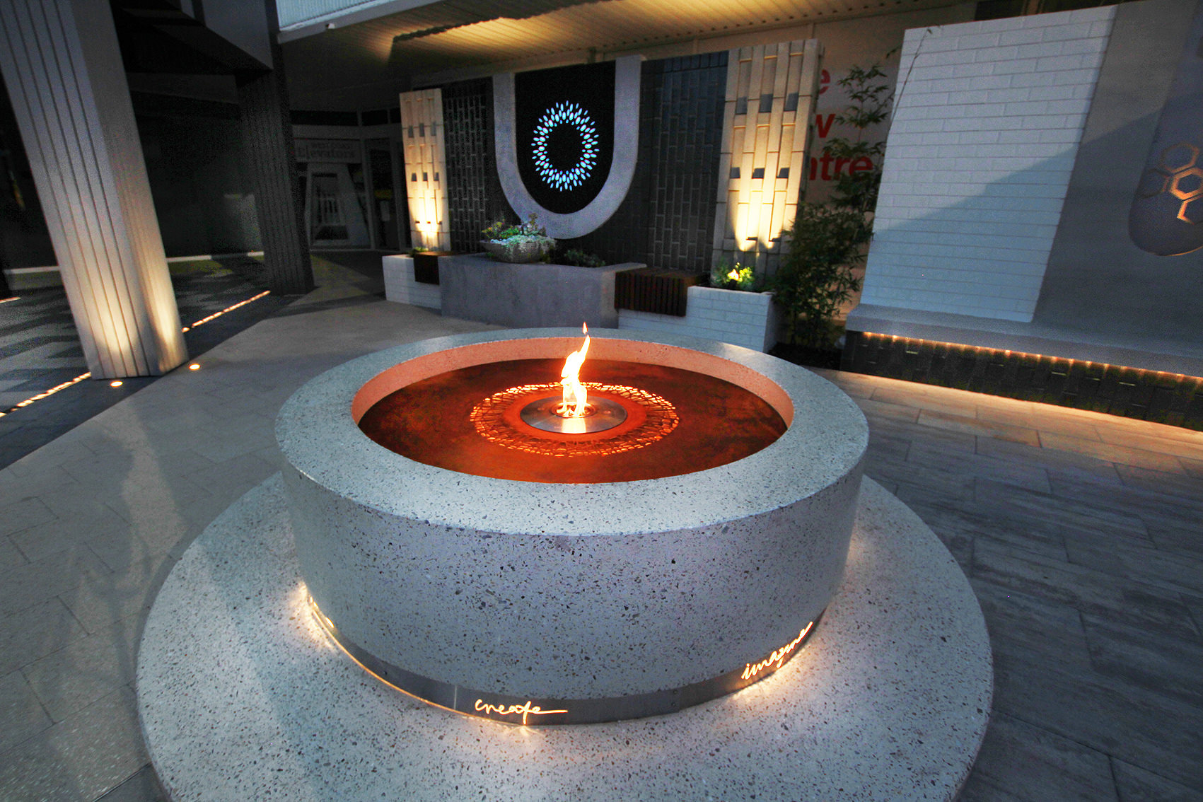 ETHANOL FIREPIT - HOMED TERRAZZO
