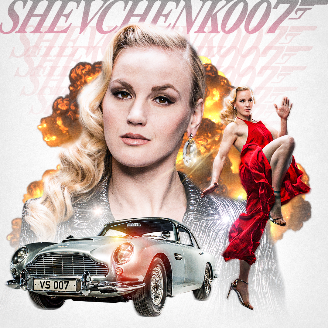 Valentina Shevchenko photoillustration for ESPNMMA