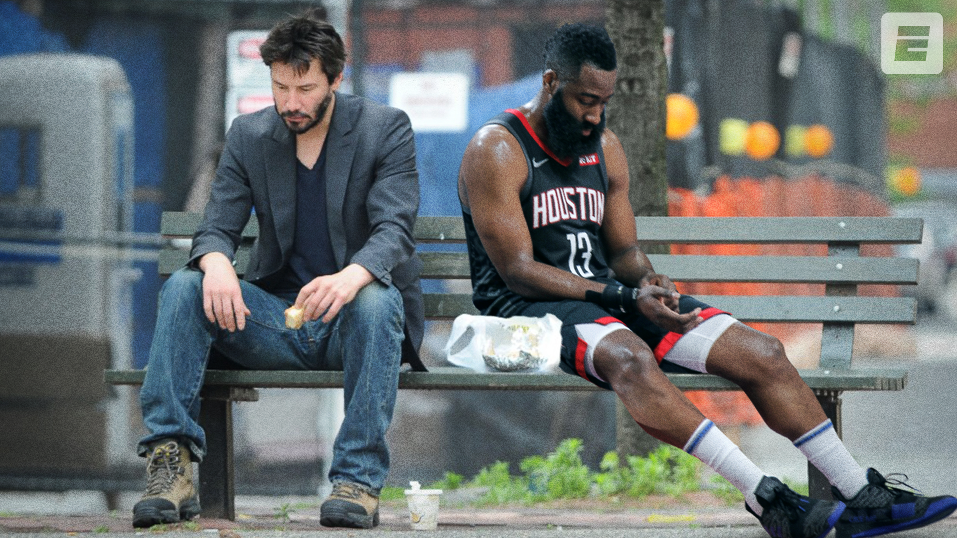 James Harden and Sad Keanu for SportsNation