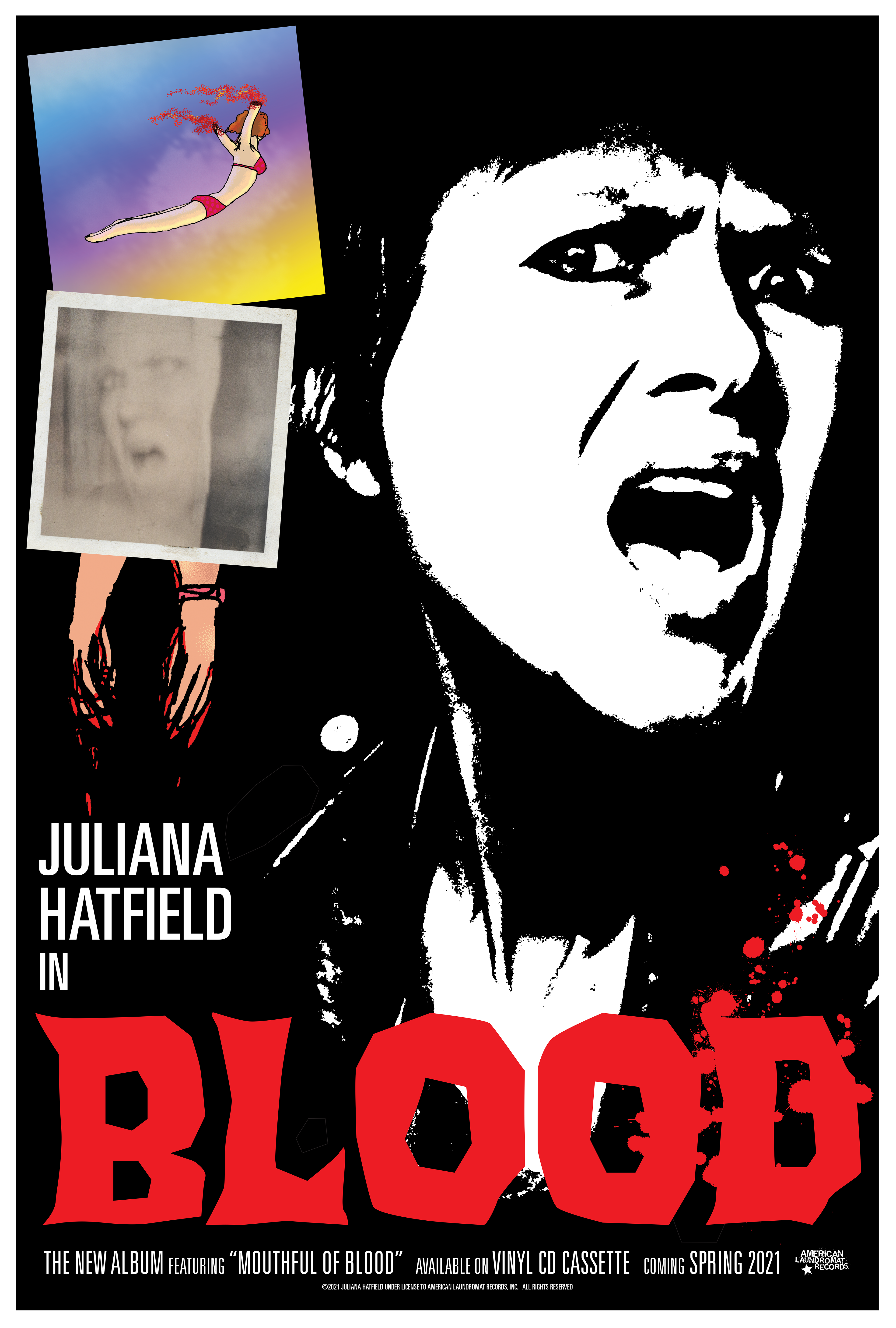Blood movie-size poster design