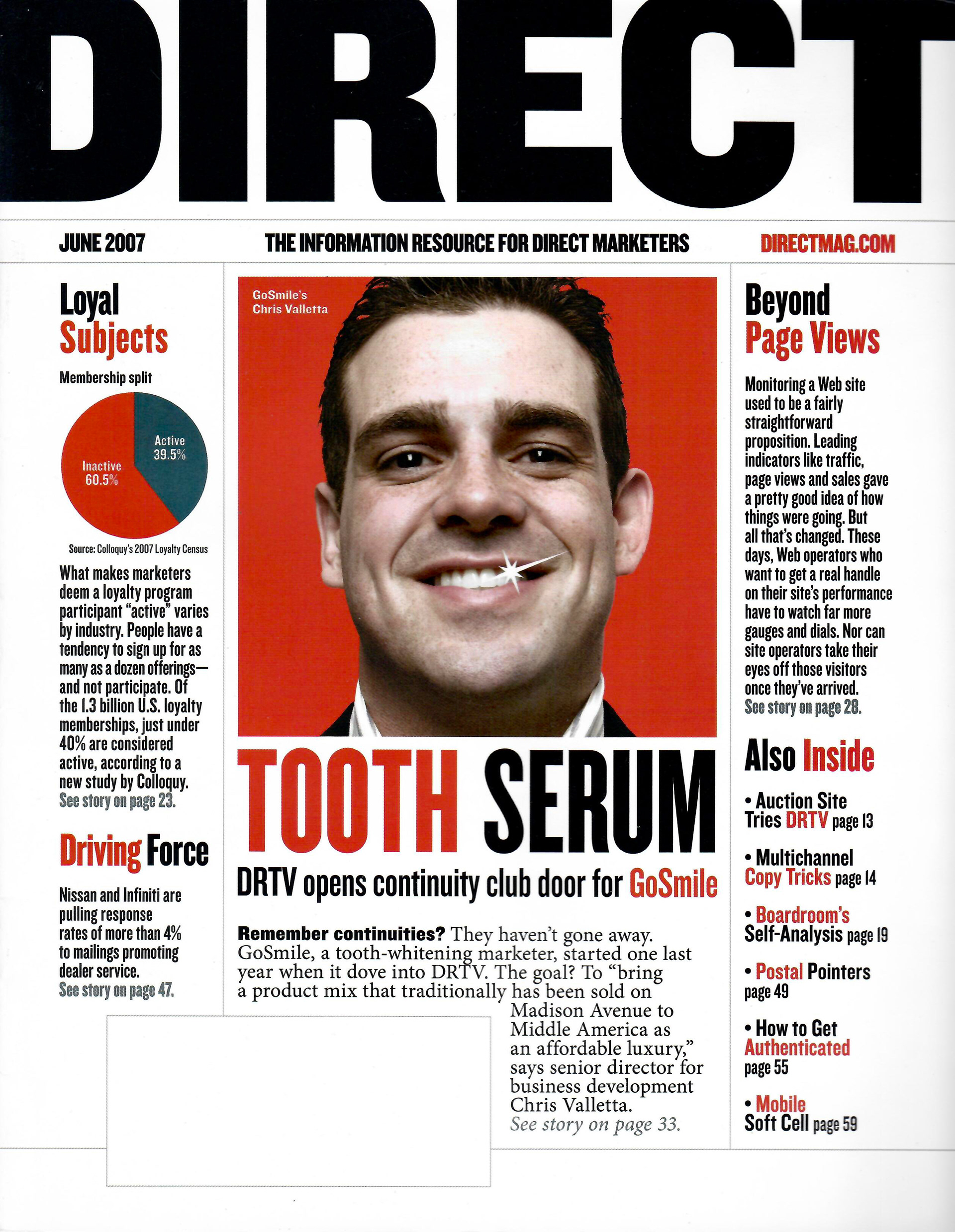 Direct cover