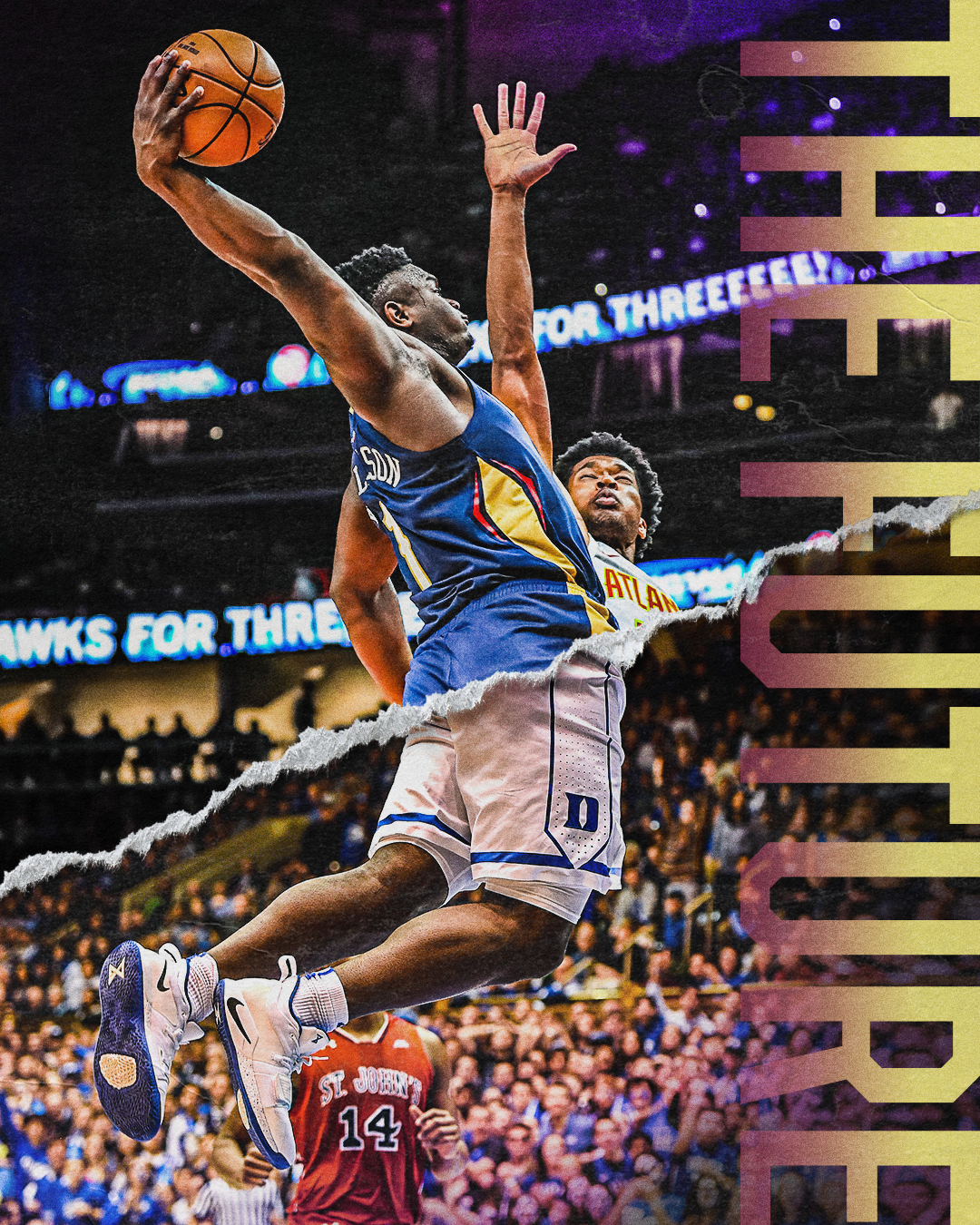 Zion Williamson photoillustration