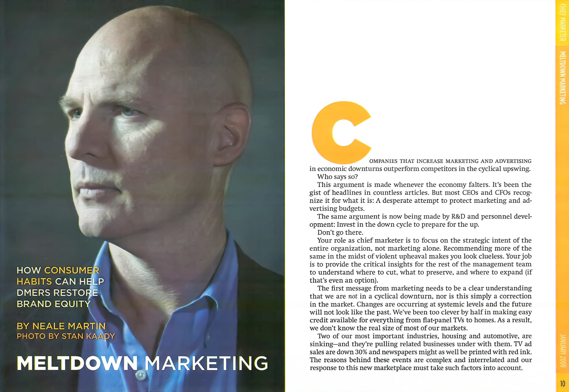Chief Marketer feature spread