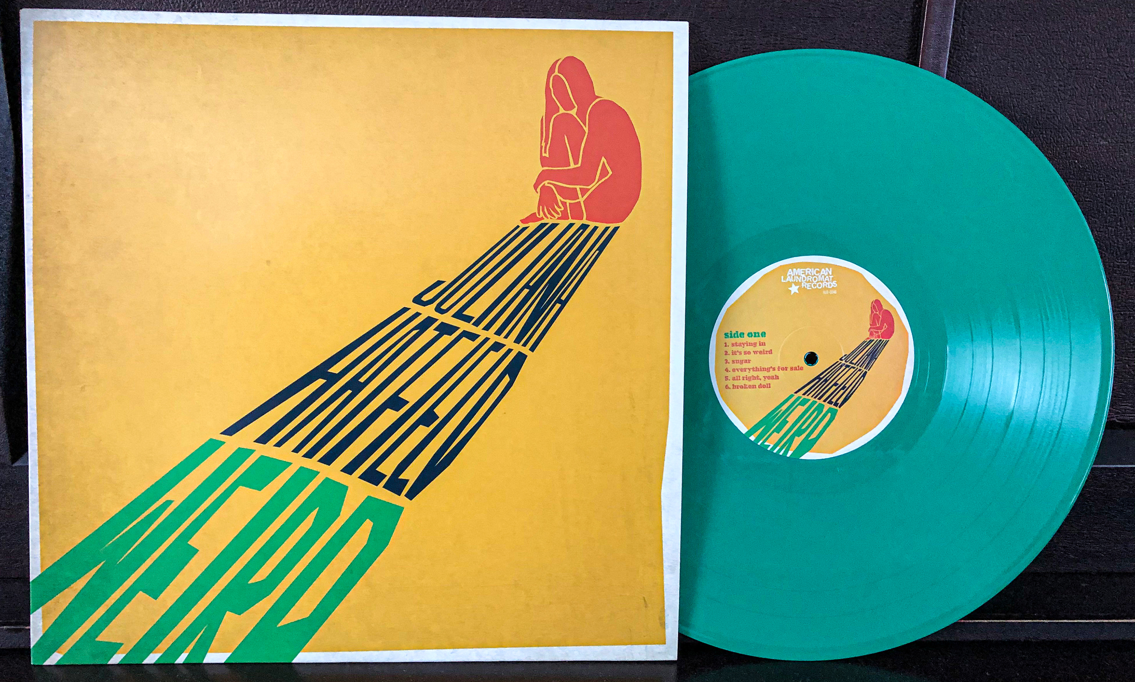 Front of LP jacket and center label