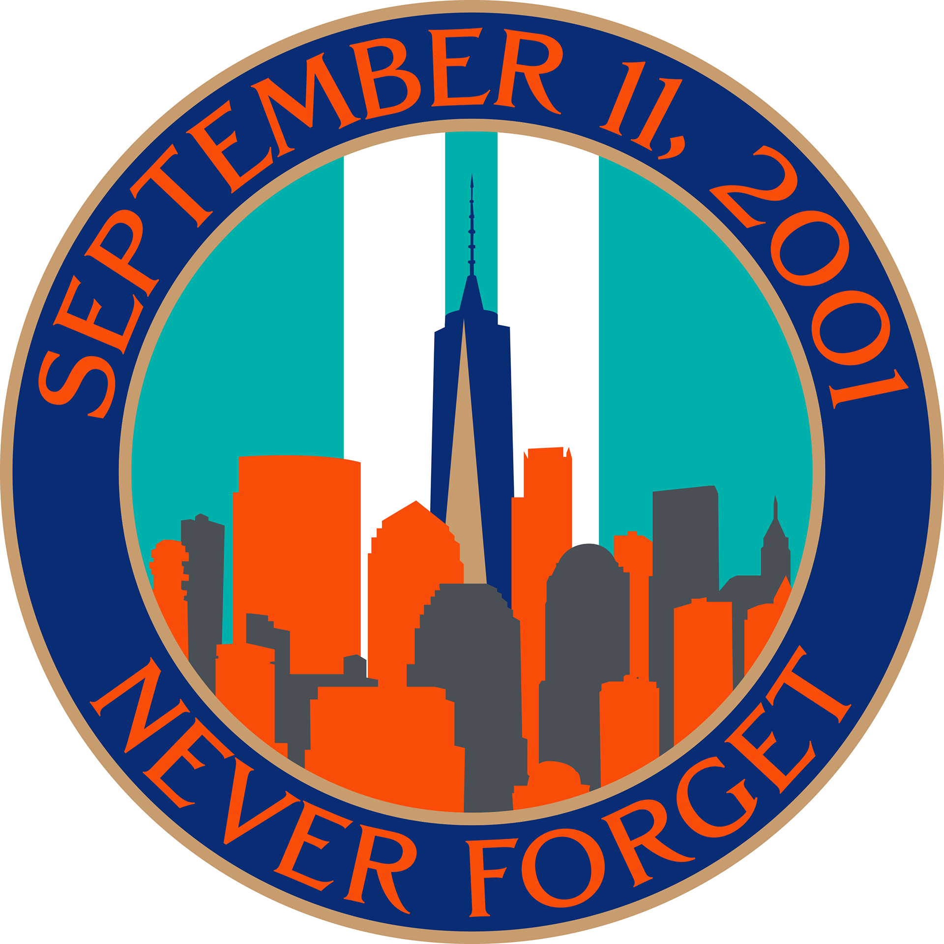 Challenge coin design for a First Responder Appreciation Night giveaway