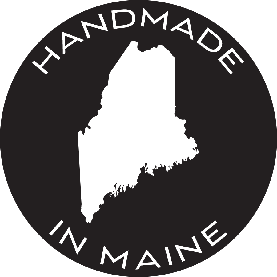 Squirrel's Nest Jewelry "Handmade in Maine" seal
