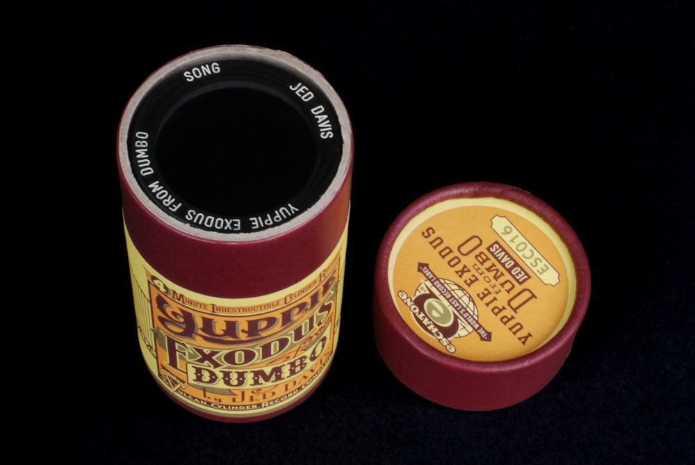 Cylinder record; illustration by Michael Doret
