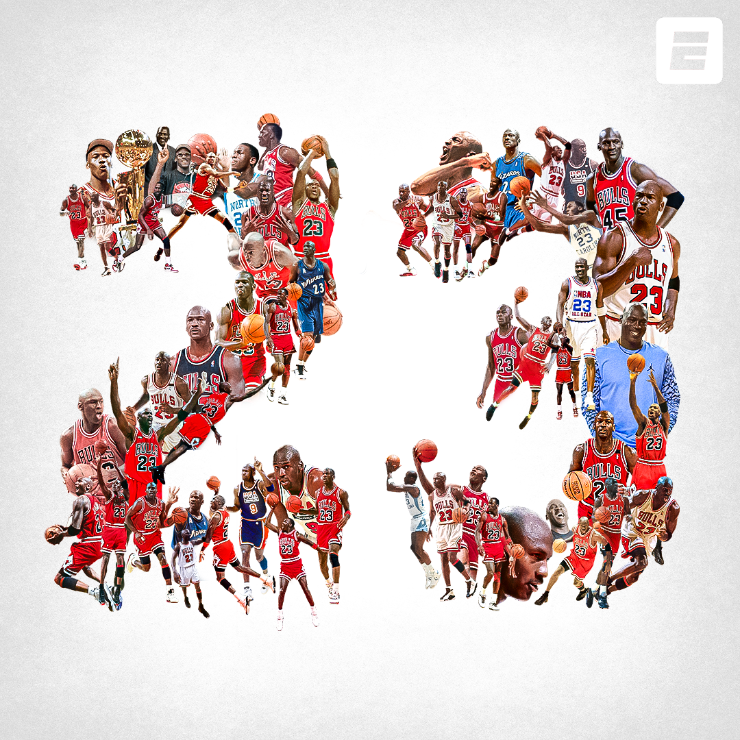 Michael Jordan photoillustration for "Jordan Day"
